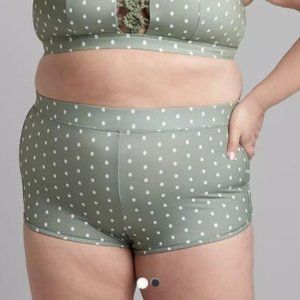 Lane Bryant Cacique Dolphin Hem Swim Short 28